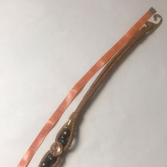 Vintage Braided Leather Belt for women main image 7